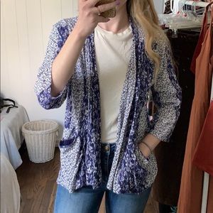 FOREVER 21 FLORAL KIMONO TOP